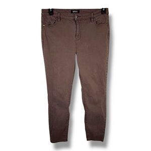 Size 10 David Bitton Buffalo Brown Stretch Jeans Soft Denim Neutral